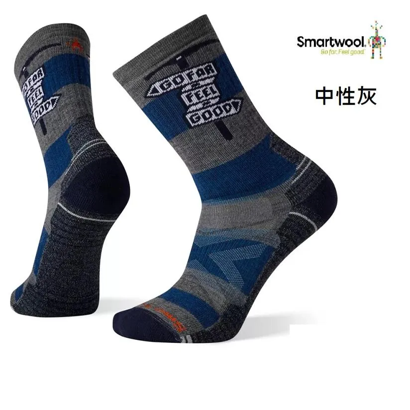 Smartwool 美國 中性 機能戶外中級減震GFFG印花中長襪 1607 6折優惠