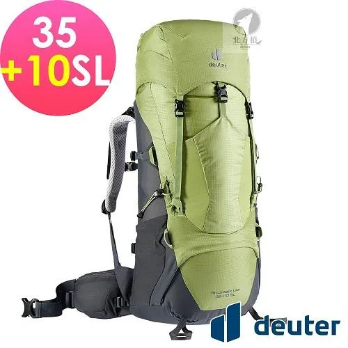 Deuter 德國 女 AIRCONTACT LITE 拔熱式透氣窄肩款背包 35+10SL [北方狼] 3340221