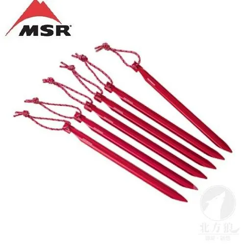 MSR 美國 Groundhog 鋁合金營釘 6入 [北方狼]05807