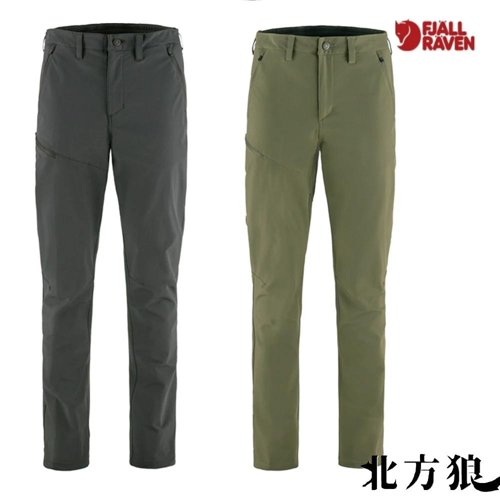 Fjallraven 北極狐 男長褲 ABISKO TRAIL STRETCH 長褲 耐用 一般褲長 12200163