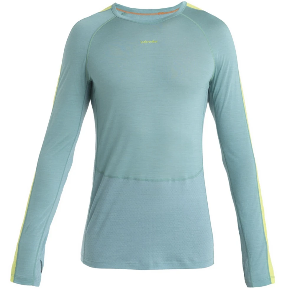 icebreaker 男長袖 ZoneKnit 網眼圓領長袖上衣125 0A56H3
