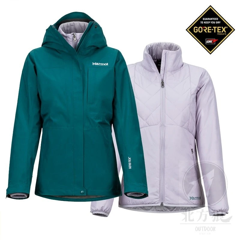 Marmot 女 Minimalist GTX 兩件式防水透氣保暖外套 35810 出清品不退不換無保固 5折優惠