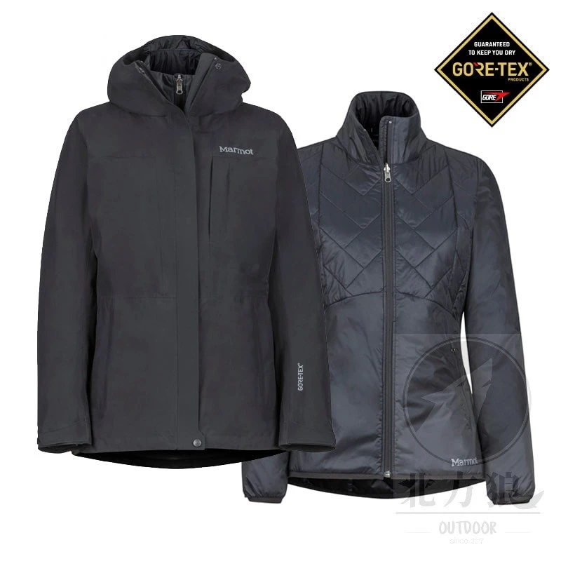 Marmot 女 Minimalist GTX 兩件式防水透氣保暖外套 35810 出清品不退不換無保固 5折優惠