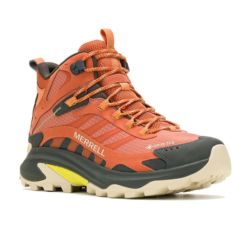 MERRELL 男 MOAB SPEED 2 MID 中筒登山健行鞋 GTX 黃金大底 J037507