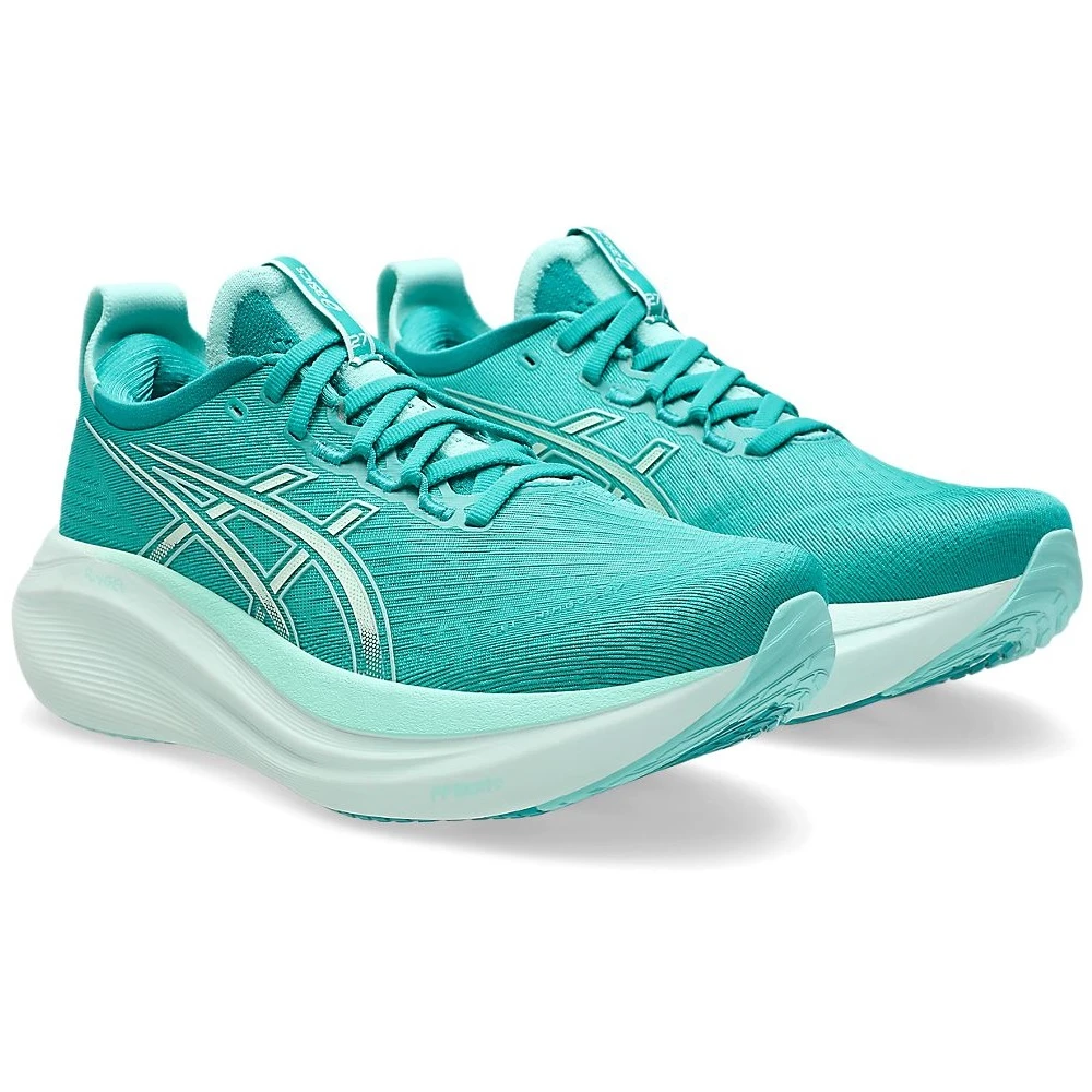 asics 亞瑟士 女鞋 GEL-NIMBUS 27 緩衝型 慢跑鞋 1012B753 7折優惠