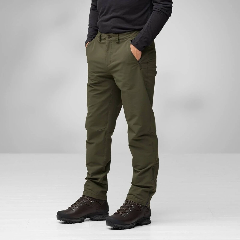 Fjallraven 北極狐 男長褲 ABISKO WS 長褲 耐用 中腰 合身 一般褲長 12200191
