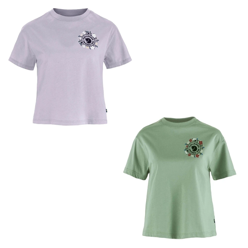 Fjallraven 北極狐 女短袖 Fjallblomster Logo T恤 14600213