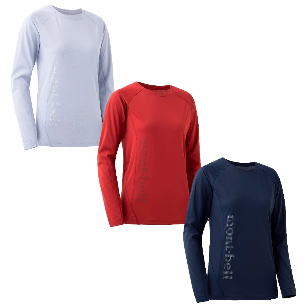 mont-bell 女長袖 Cool LT L/S 圓領 上衣 吸濕 排汗 快乾 除臭 1114451