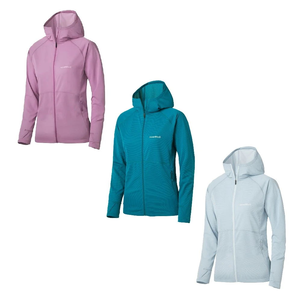 mont-bell 女外套 COOL F-Z HOODIE 連帽 抗UV 透氣 防臭 防曬 1114637