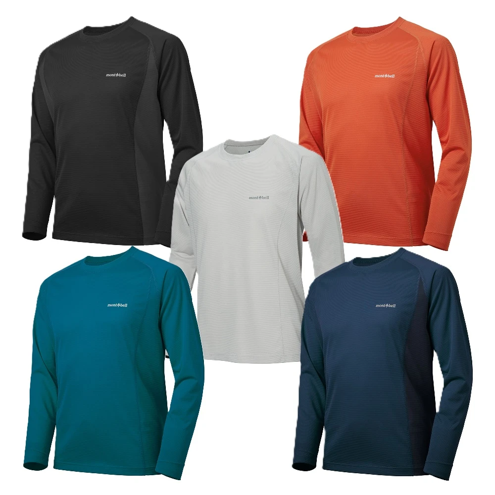 mont-bell 男長袖 Cool T L/S 圓領 登山 排汗 快乾 除臭 1114629