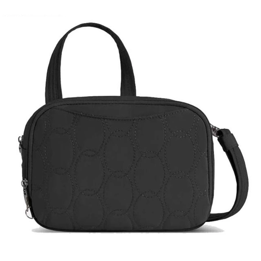 TRAVELON Runways 防盜斜背包 2.5L RFID個資防盜 防竊釦環 休閒旅遊 防盜網 TL43714
