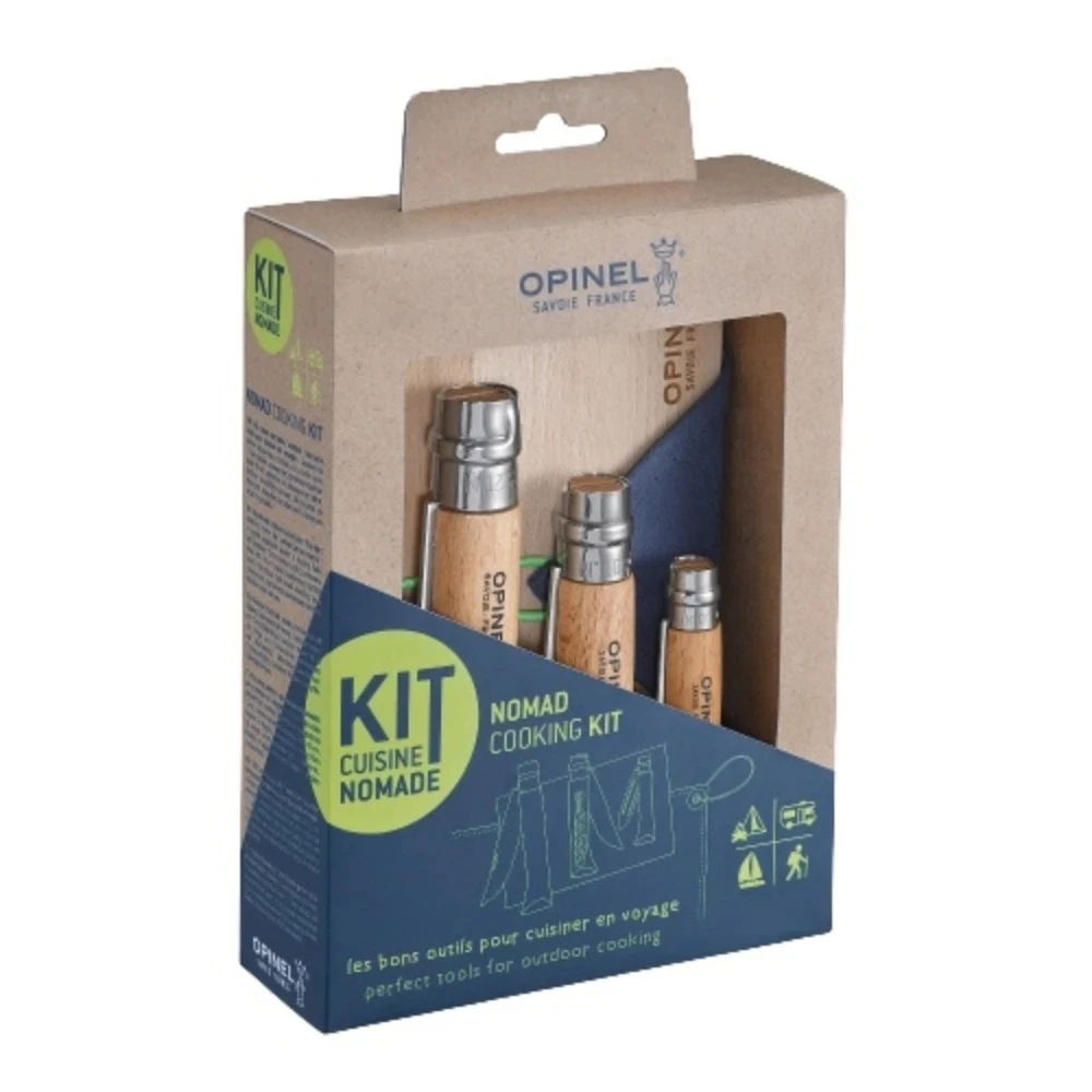 OPINEL 游牧廚具組 Nomad Cooking Kit(附砧板.收納袋) 露營 野營 [北方狼] 002177 7折