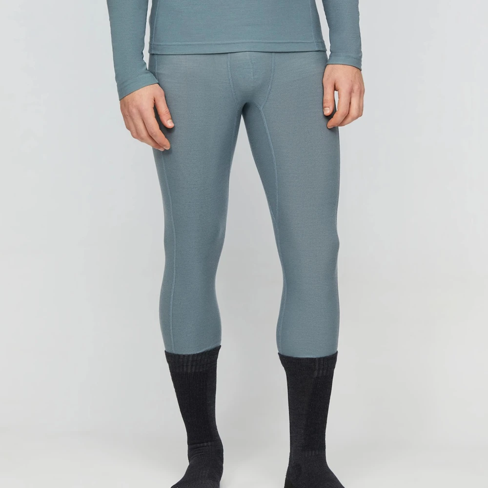 MAMMUT 長毛象 男長褲 Thermal FL 3/4 Tights 羊毛 保暖 七分褲 緊身褲 102203360