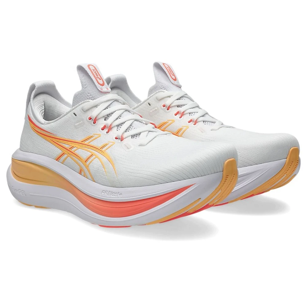 asics 亞瑟士 女鞋 GEL-NIMBUS 28 緩衝型 慢跑鞋 曙光系列 1012B899