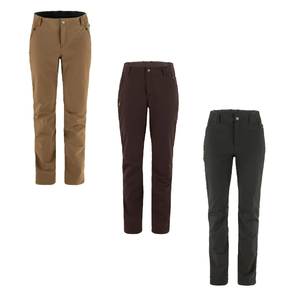 Fjallraven 北極狐 女長褲 ABISKO WS 長褲 耐用 高腰 合身 一般褲長 87174