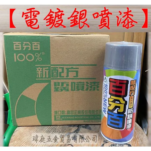 百分百噴漆 125 電鍍銀