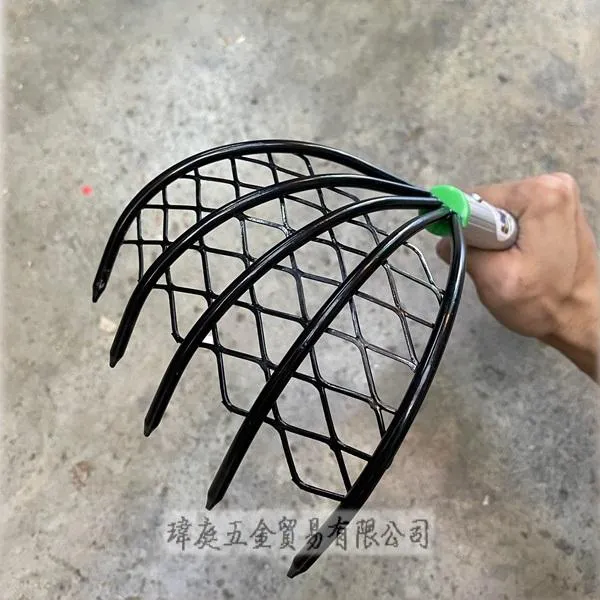 鋁柄鐵釘耙 有網