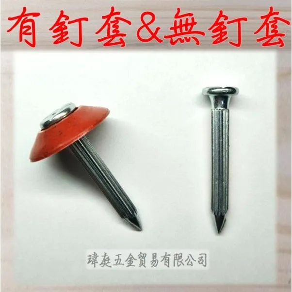 界止釘 小 含PVC紅套 長4.3公分 單支