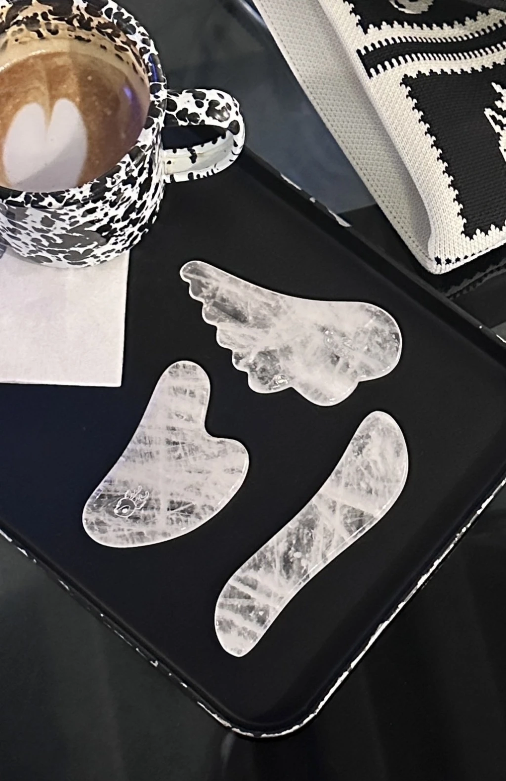 白水晶 能量刮痧板