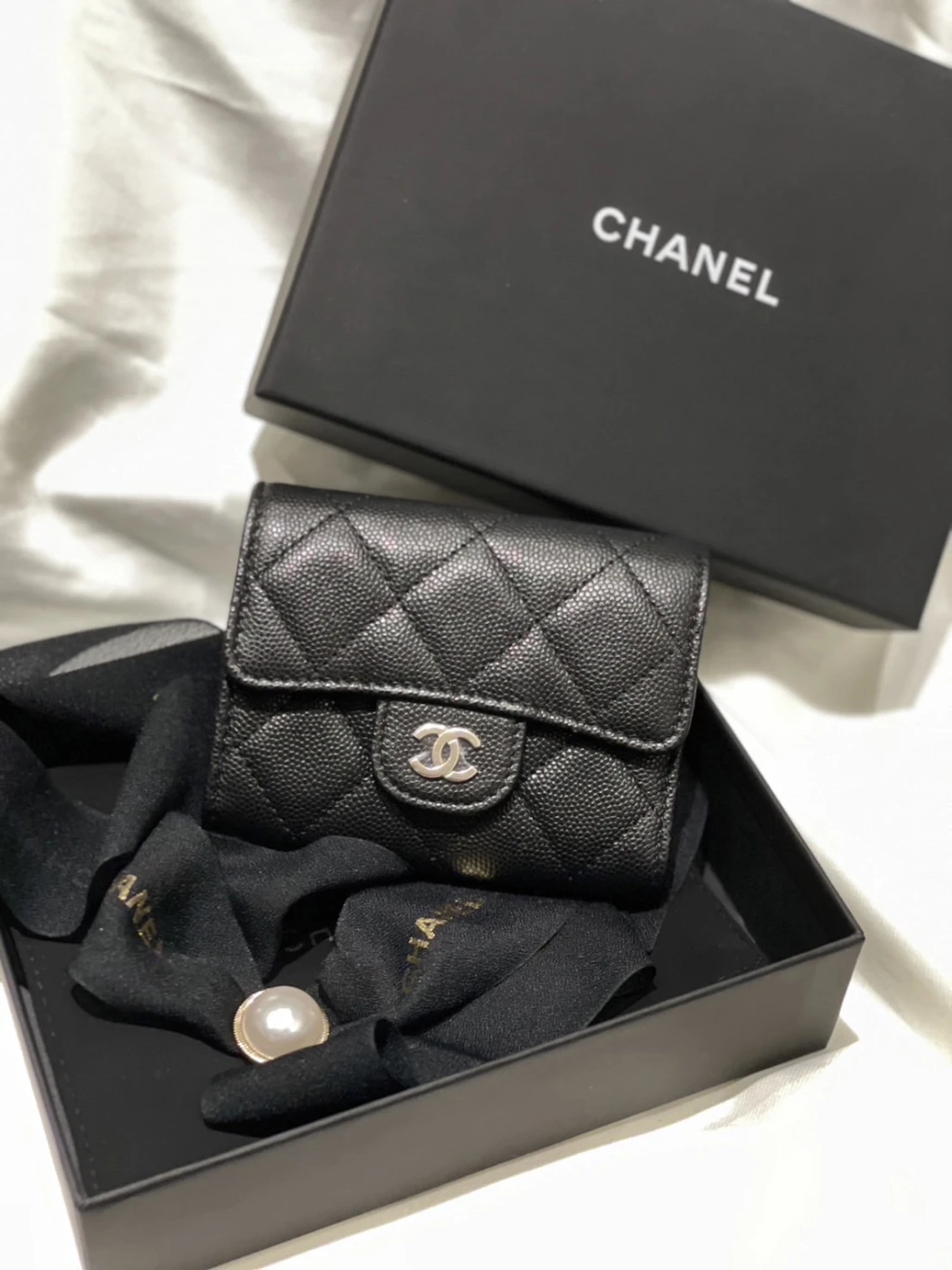 Chanel 三折卡包