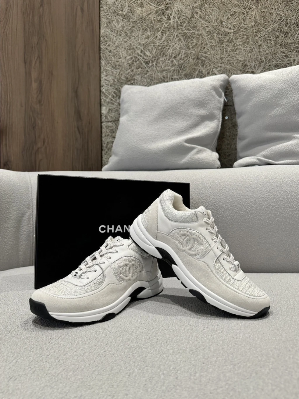 (依尺碼報價)Chanel 拼接 運動鞋