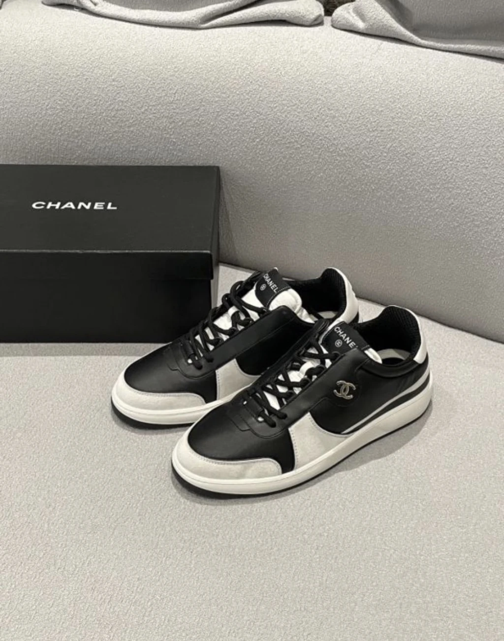 (依尺碼報價)Chanel 拚接運動鞋