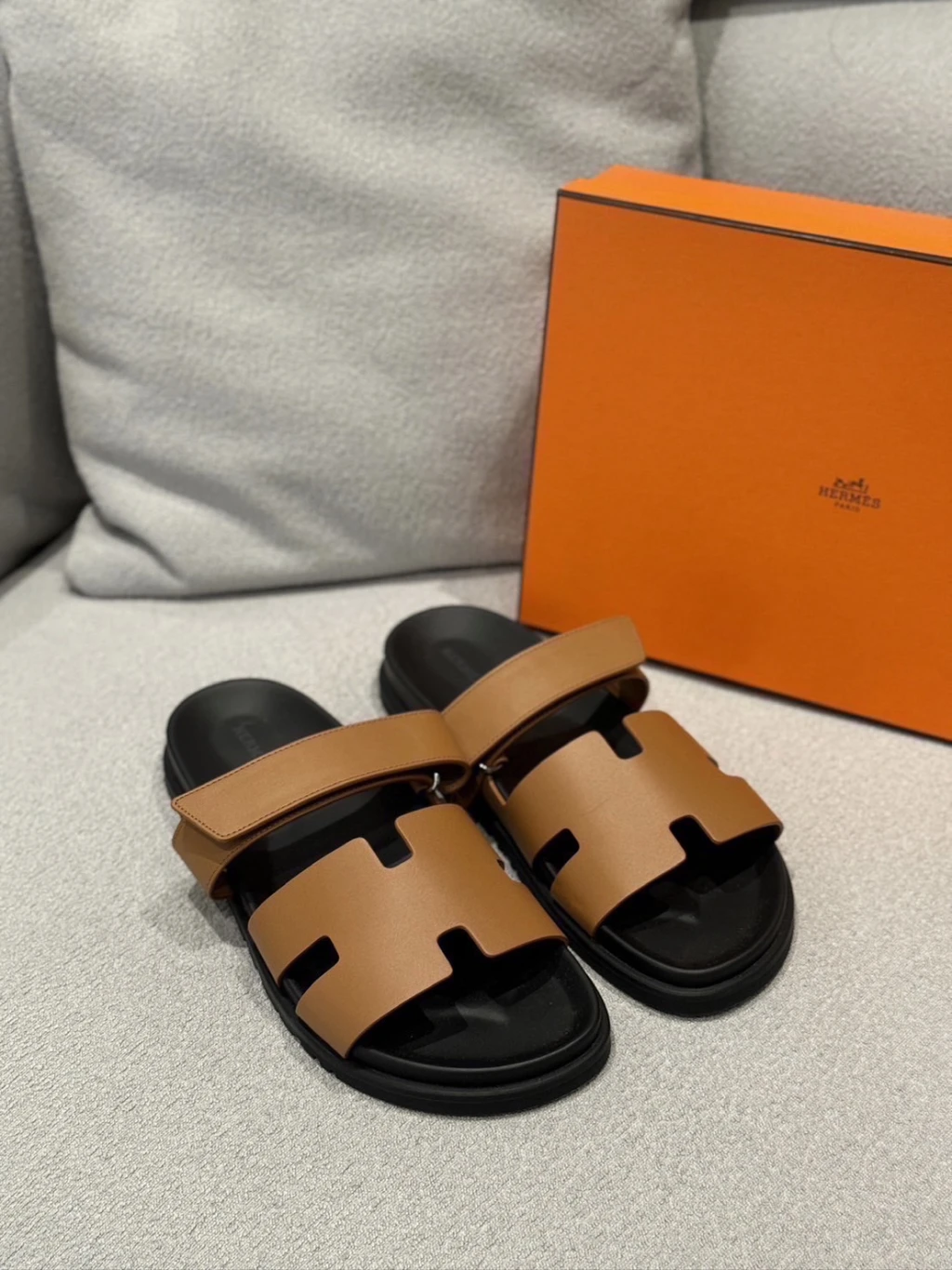 Hermes 二舅鞋 棕
