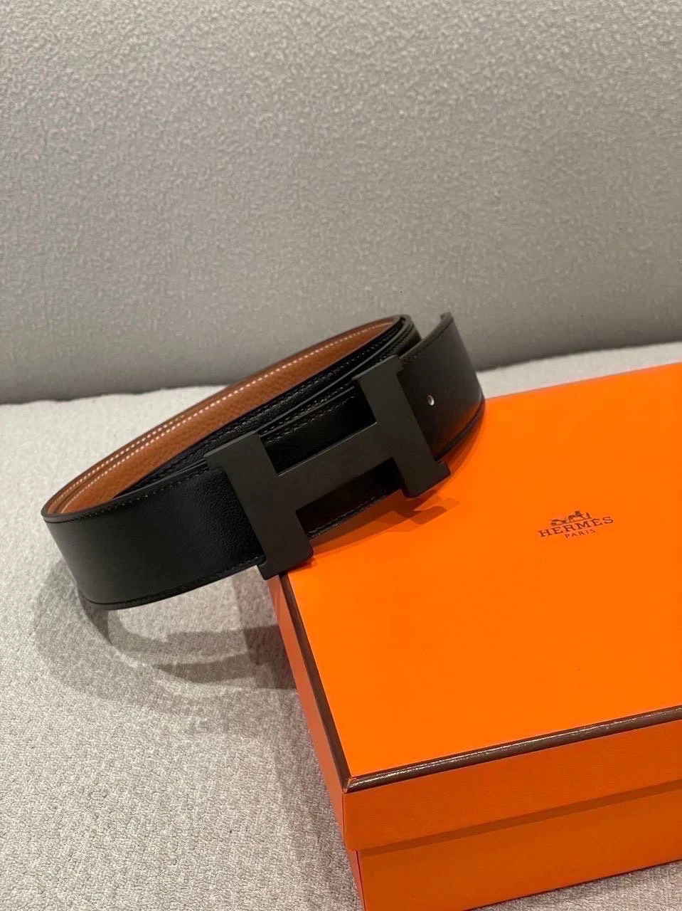 Hermes 霧面 皮帶