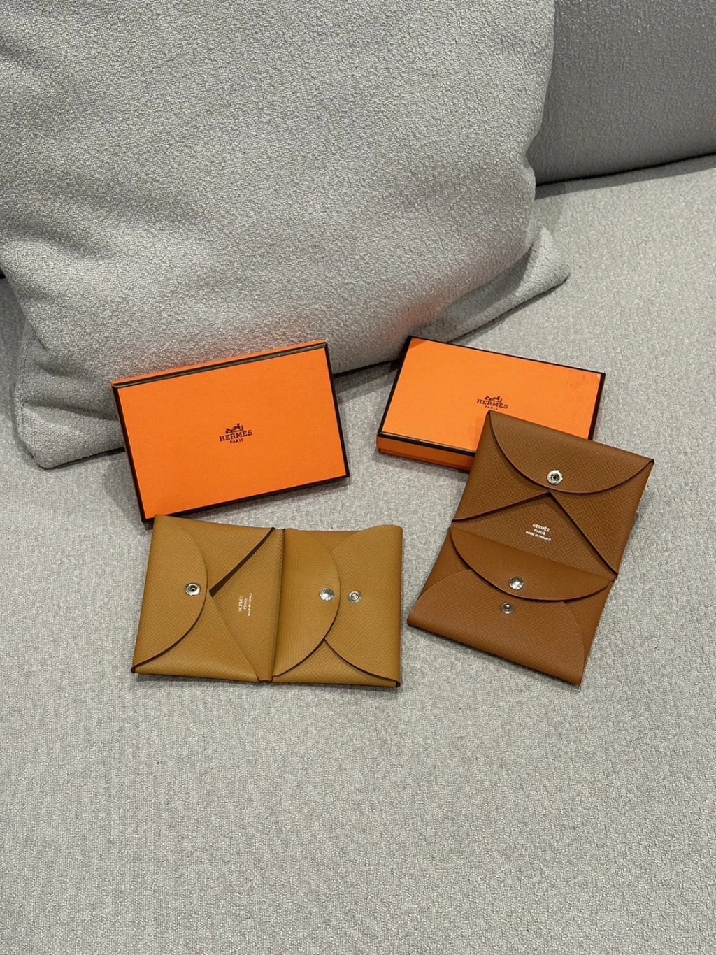 Hermes Calvi Duo 零錢包