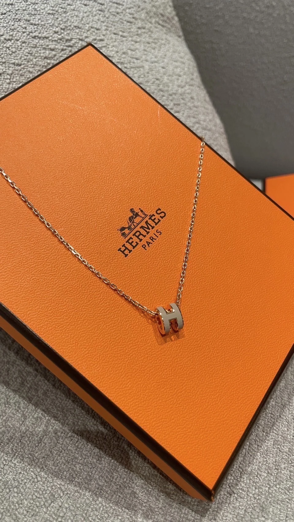 Hermes mini 奶茶色