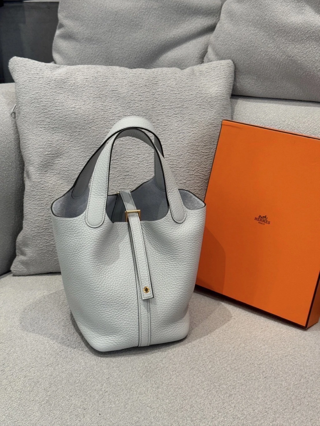 Hermes Picotin 18 菜籃 聖杯藍