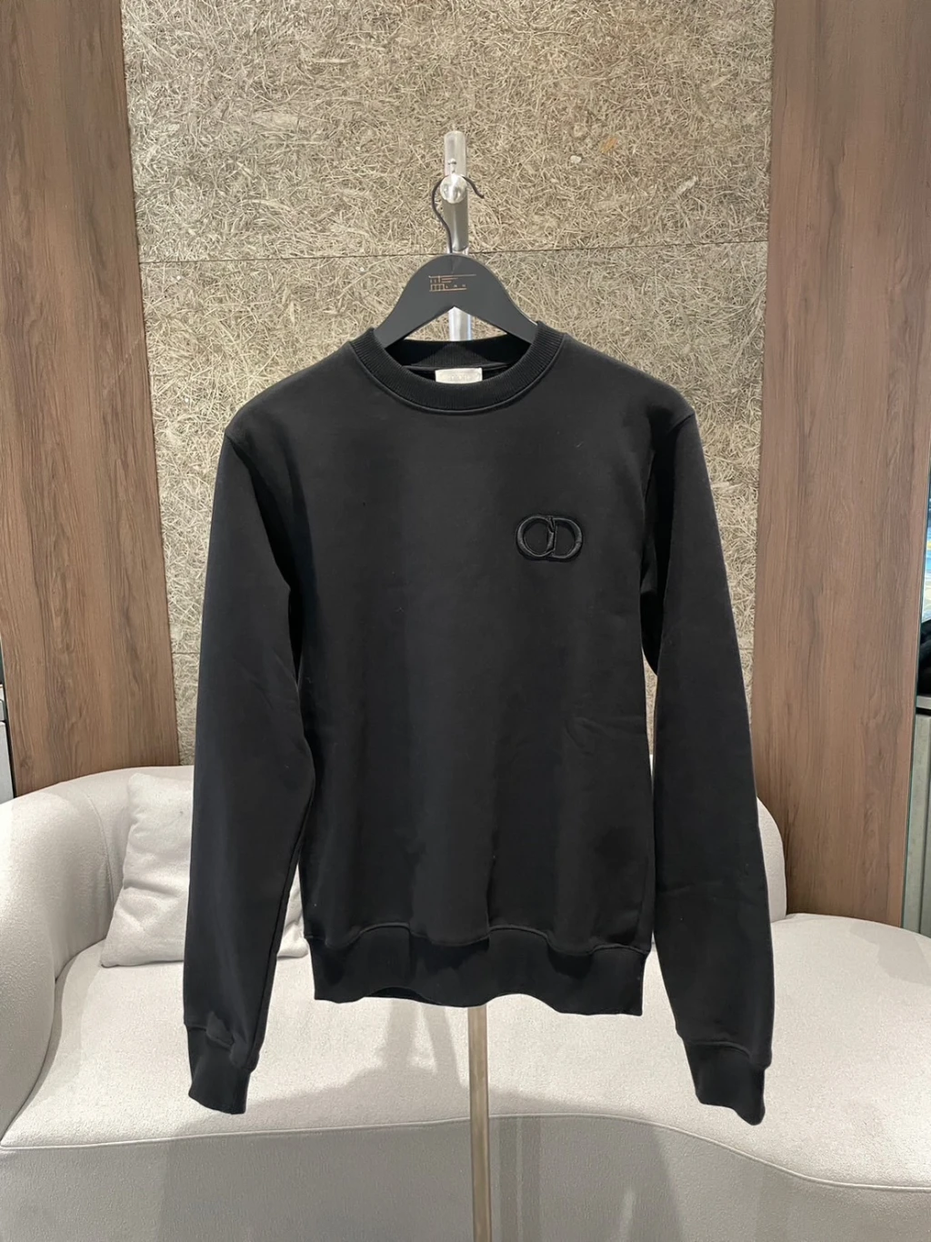 Dior 刺繡 素面大學踢 黑