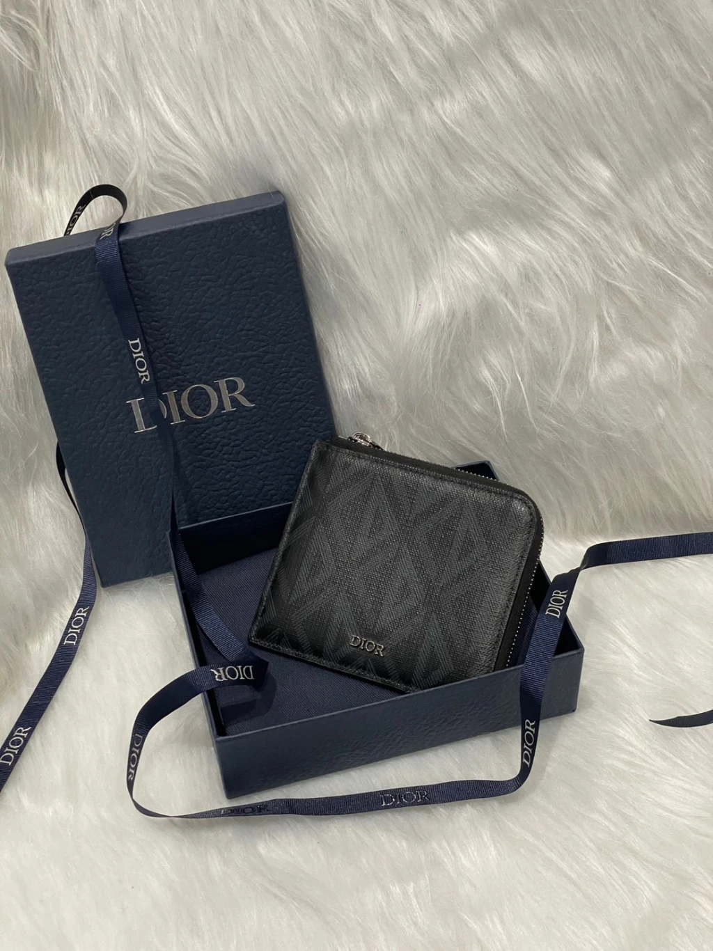 Dior 拉鍊錢包