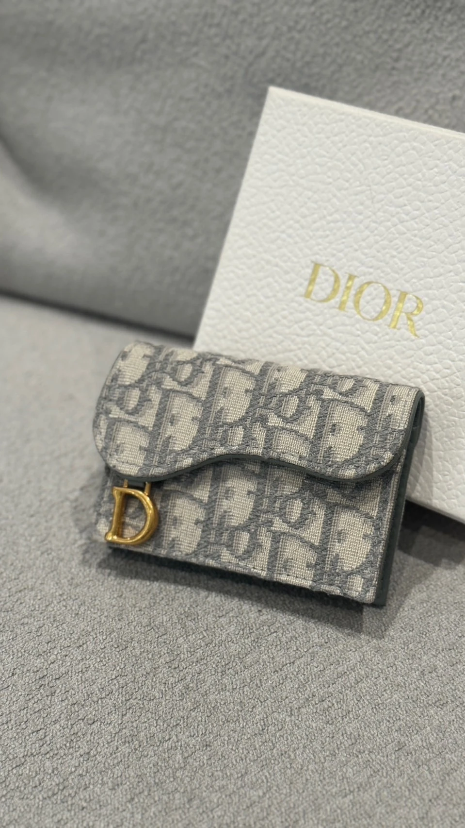 DIOR馬鞍卡包