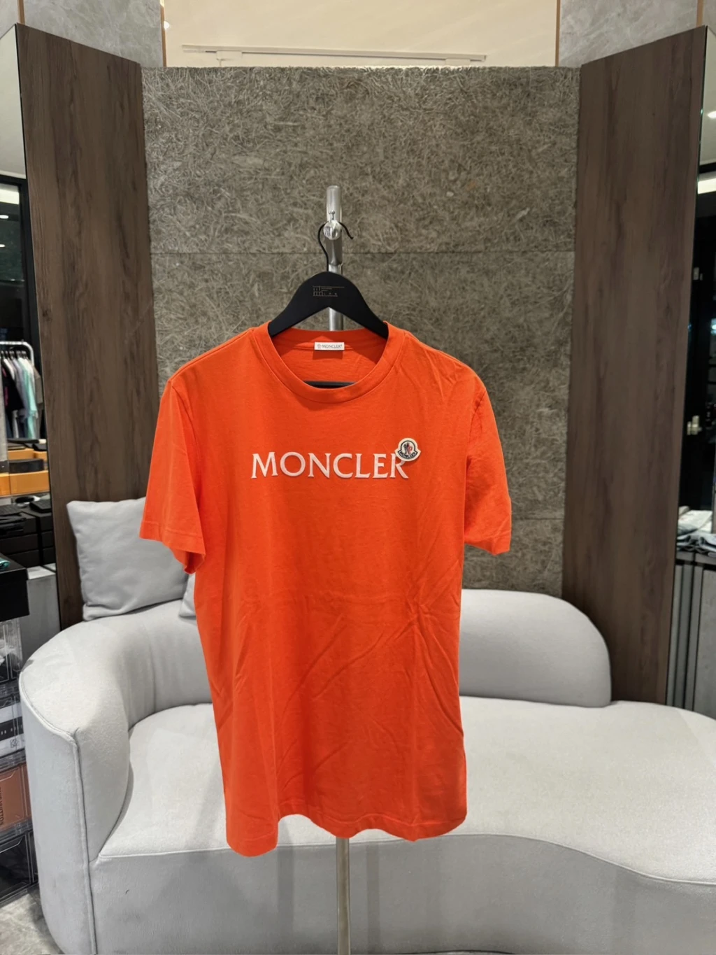 Moncler 字母 短袖 橘