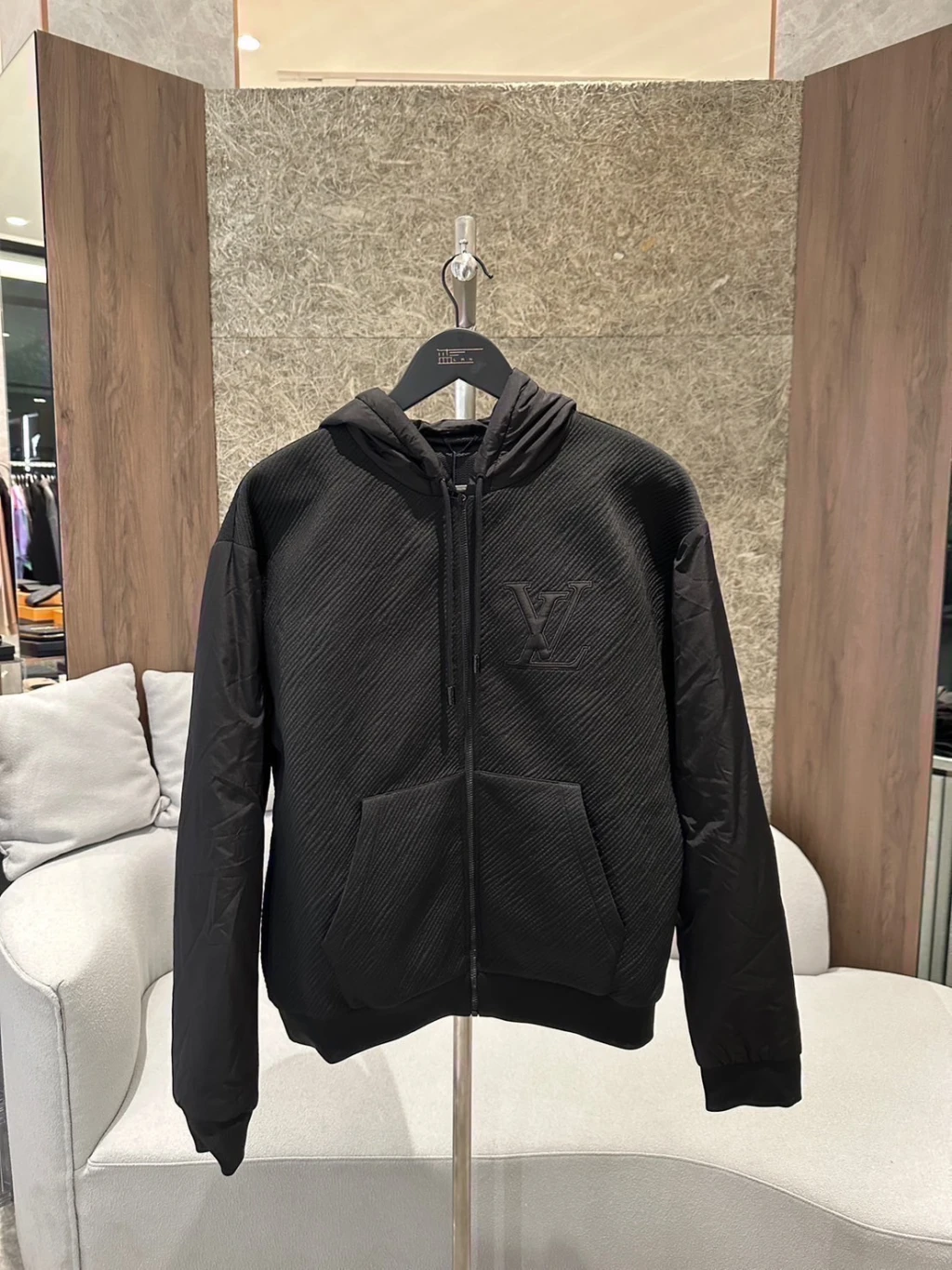 LV 新款壓紋拼接 外套