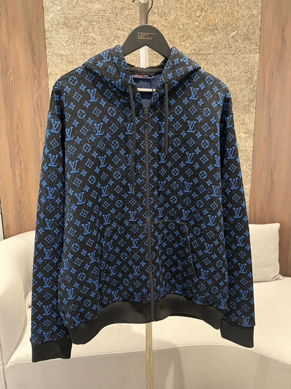 LV 滿版藍老花 外套