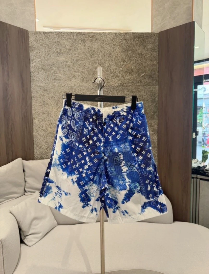 LV 渲染滿版印花 短褲