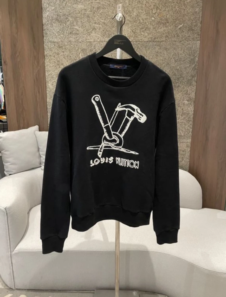 LV 工具Logo 大學T