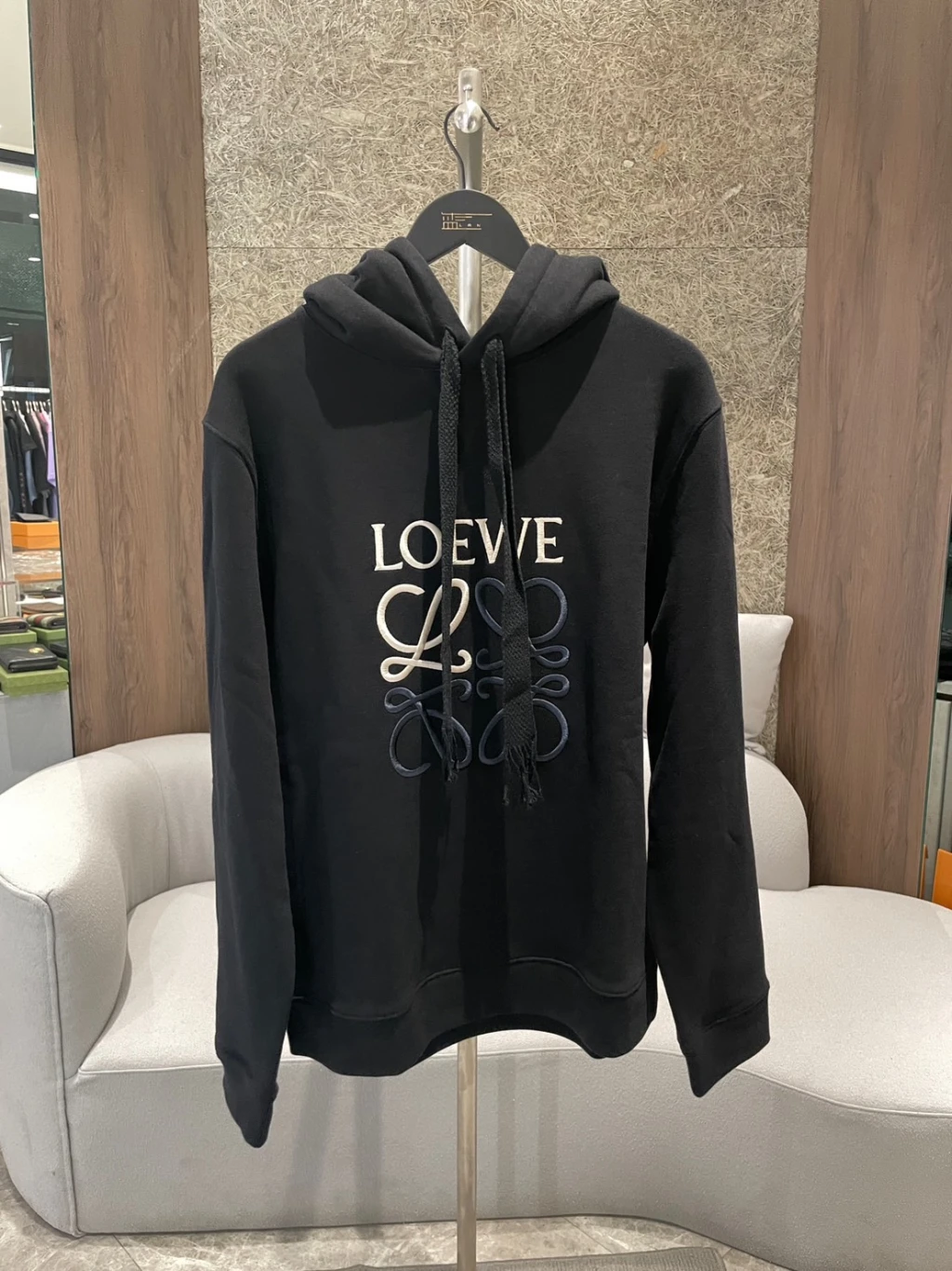 Loewe 大圖刺繡 帽T