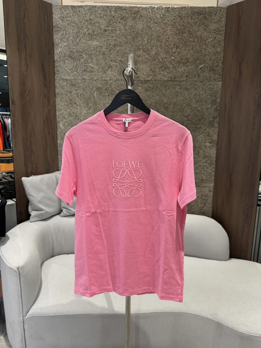 Loewe 新款刺繡 短袖 粉