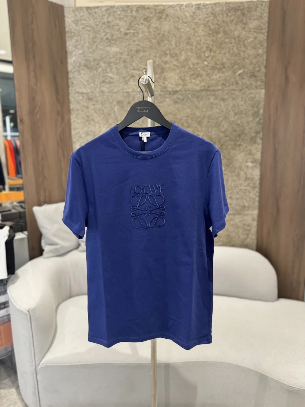 Loewe 新款刺繡 短袖 藍