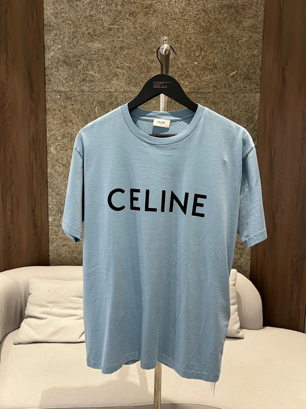 Celine 字母款 短袖 藍
