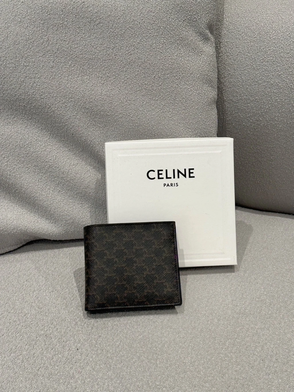 Celine 滿版凱旋門 短夾