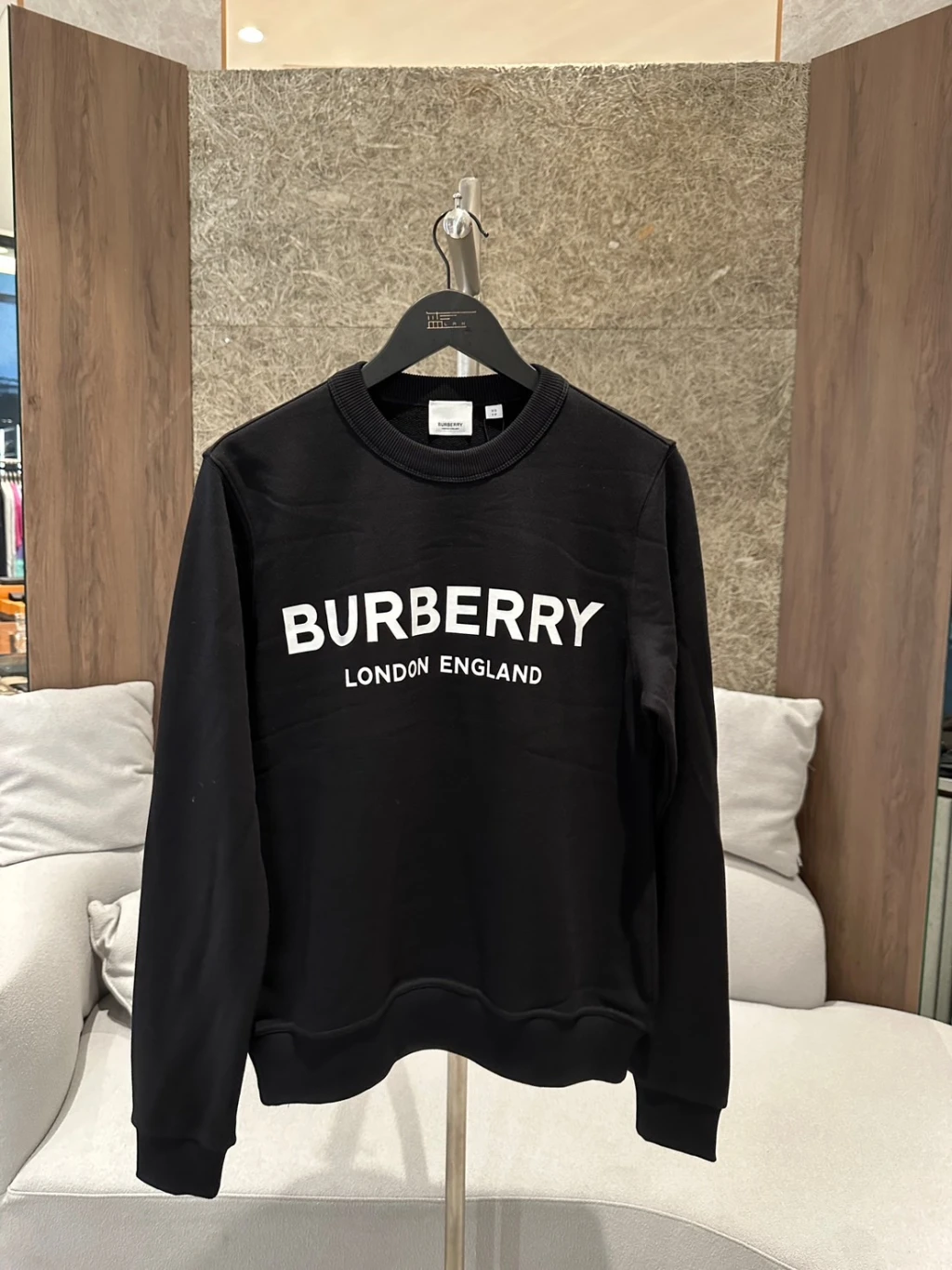 Burberry 雙排字母 大學T
