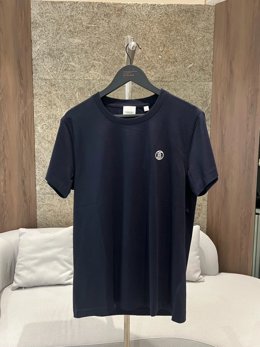 Burberry 刺繡小標 藍