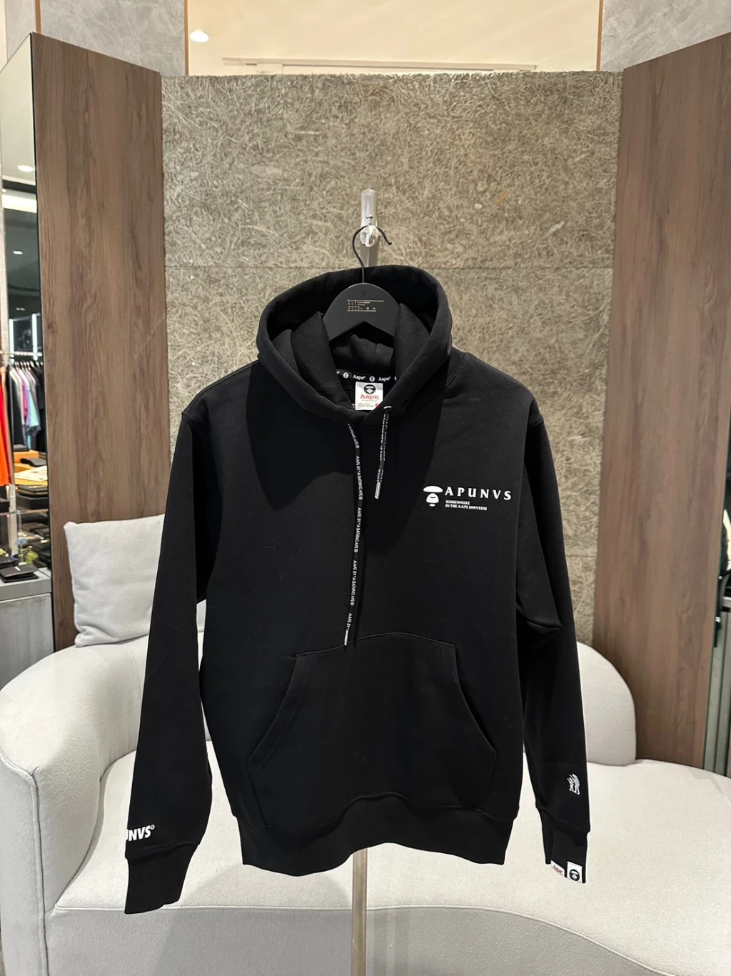 Aape 背後迷彩 帽T