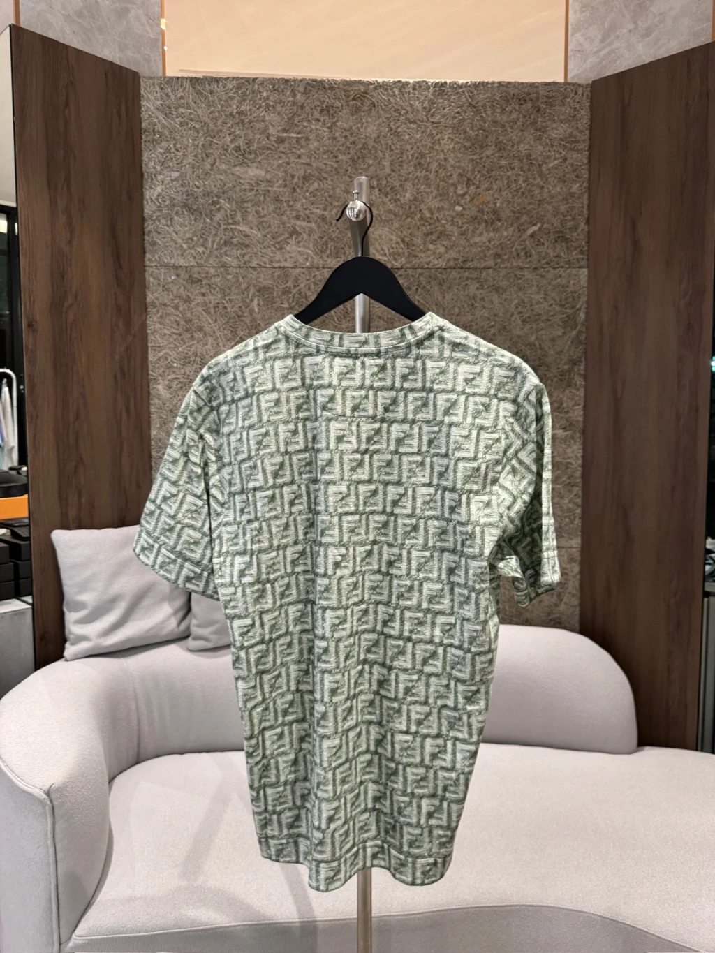 FENDI 滿版FF短袖 綠