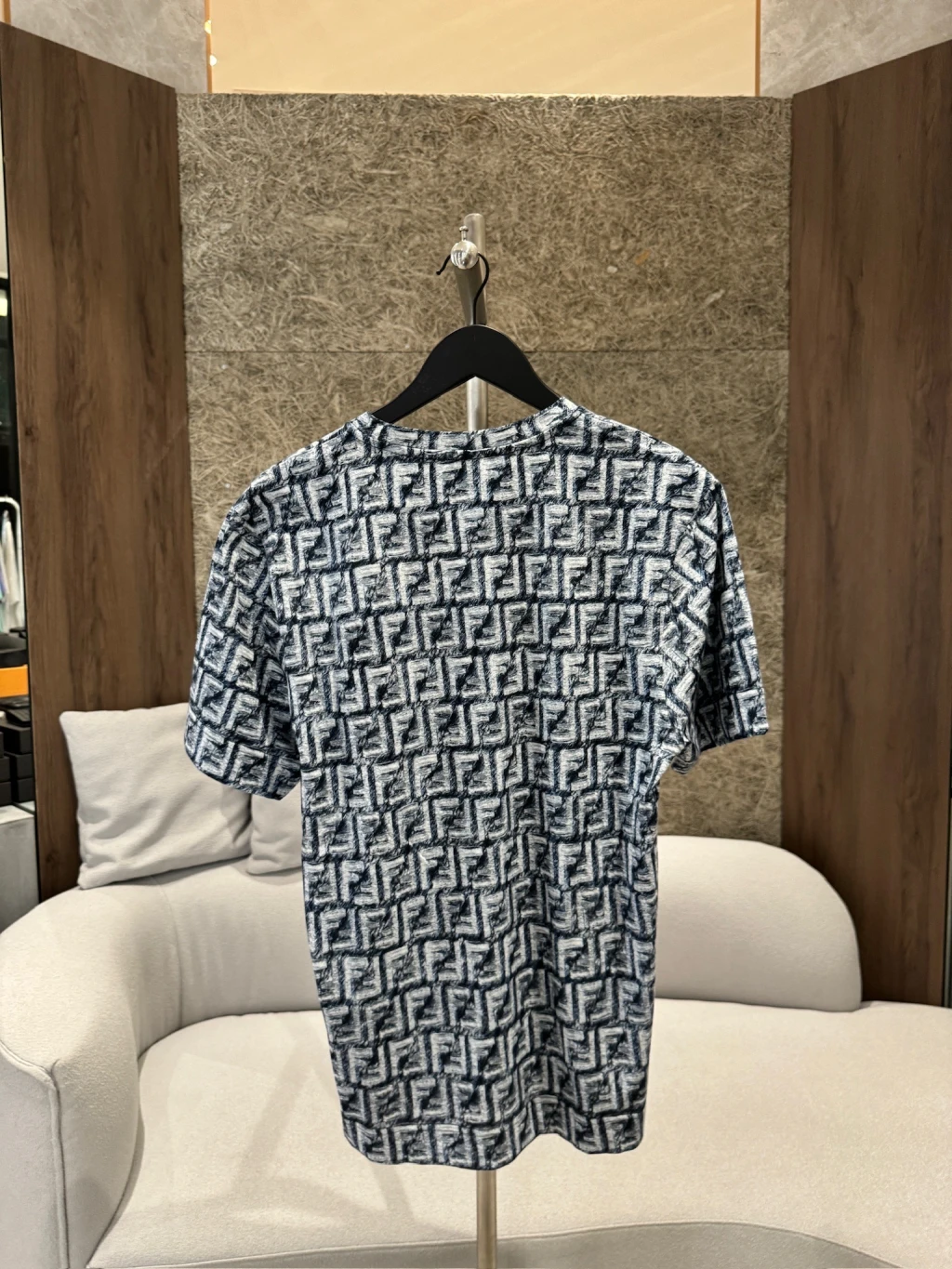 FENDI 滿版FF短袖 藍