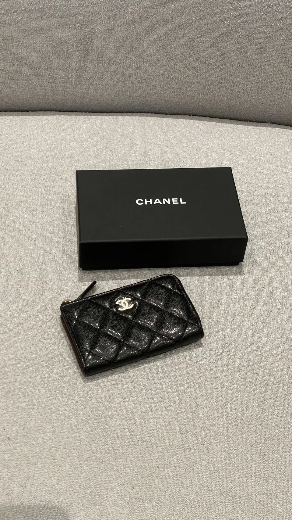 Chanel 拉鍊鑰匙包